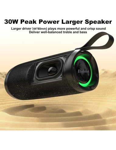 Altavoz Bluetooth Portátil Bobtot ET100 15W Impermeable IPX6