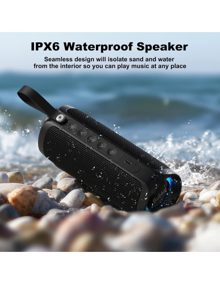 Altavoz Bluetooth Portátil Bobtot ET100 15W Impermeable IPX6