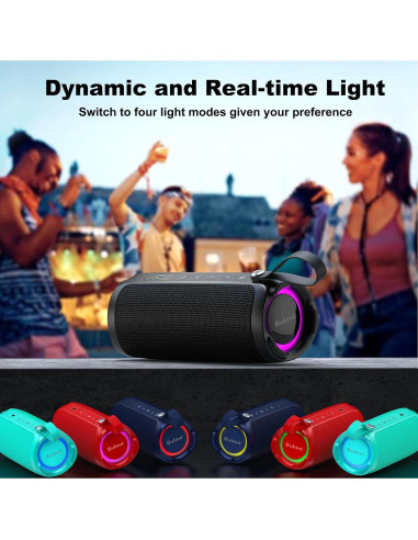 Altavoz Bluetooth Portátil Bobtot ET100 15W Impermeable IPX6