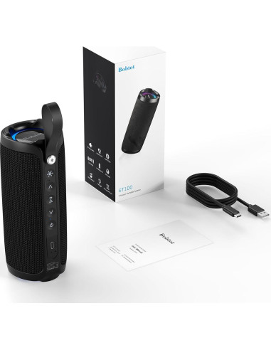 Altavoz Bluetooth Portátil Bobtot ET100 15W Impermeable IPX6