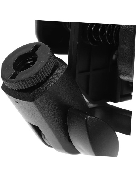 Soporte Universal para Micrófono BESPORTBLE Clip Plástico Negro