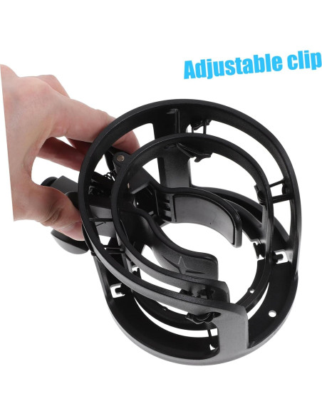 Soporte Universal para Micrófono BESPORTBLE Clip Plástico Negro