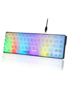 Teclado Gaming Mini 60% CHONCHOW G31D RGB USB C Compacto