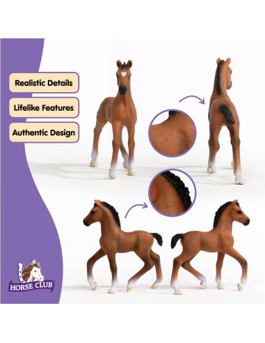 Figura de Potro Viejo de Oldenburgo Schleich 7.87cm Detallado