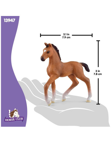 Figura de Potro Viejo de Oldenburgo Schleich 7.87cm Detallado