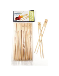 Pinchos de Barbacoa de Bambú RSVP Internacional, 25 Piezas, 23 cm