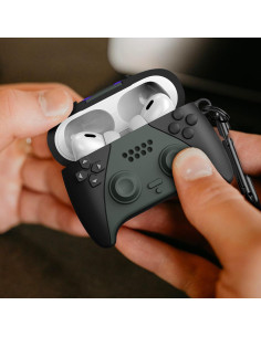 Funda Silicona KOREDA para AirPods Pro 2/1 - Diseño Gamer Negro 2