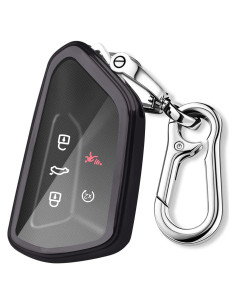 Funda de Llave QBUC para Volkswagen ID.4 Golf GTI - Negro
