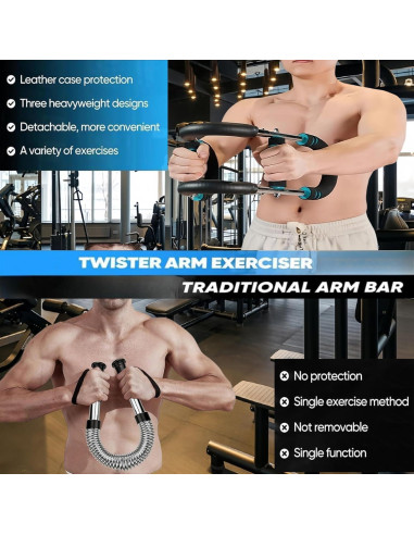 Entrenador de Brazos Twister ReeRaa SBXLQ-1 Ajustable 18-54kg