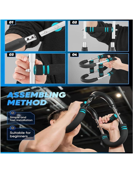 Entrenador de Brazos Twister ReeRaa SBXLQ-1 Ajustable 18-54kg