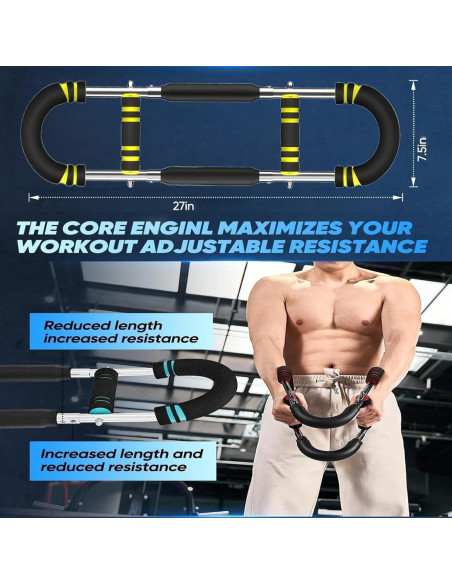 Entrenador de Brazos Twister ReeRaa SBXLQ-1 Ajustable 18-54kg