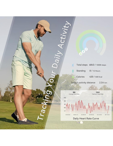 Anillo Inteligente UPDEI R6 Fitness Monitor Salud Negro 9