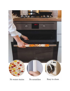 Juego de 2 fundas para manijas de refrigerador Falaniique 13.5x33 cm 2