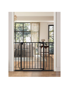 Puerta de Seguridad para Bebés y Mascotas Cideny 29-40" Negra
