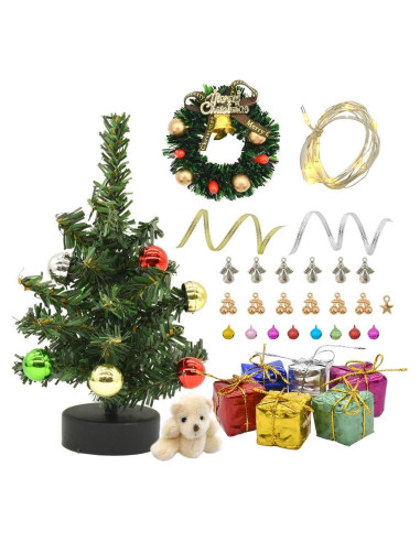 Decoraciones de Navidad Miniatura iLAND 6 cm con Luces LED