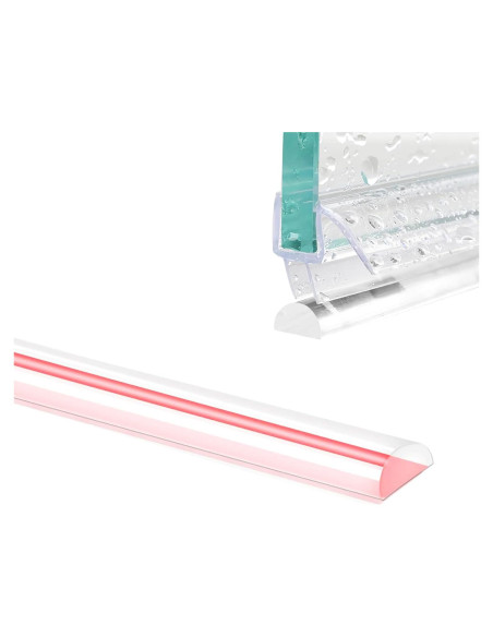 Barrera de Agua PHMUNY 99 cm PVC Transparente para Ducha