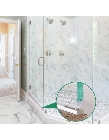 Barrera de Agua PHMUNY 99 cm PVC Transparente para Ducha