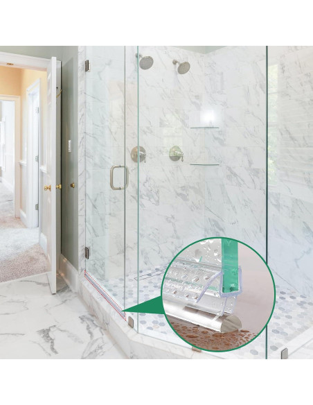 Barrera de Agua PHMUNY 99 cm PVC Transparente para Ducha