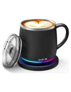 Taza Inteligente Min Ya 400ml Control de Temperatura LED RGB