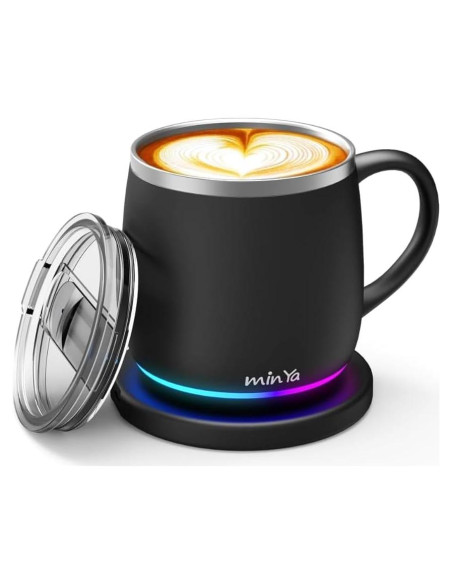 Taza Inteligente Min Ya 400ml Control de Temperatura LED RGB