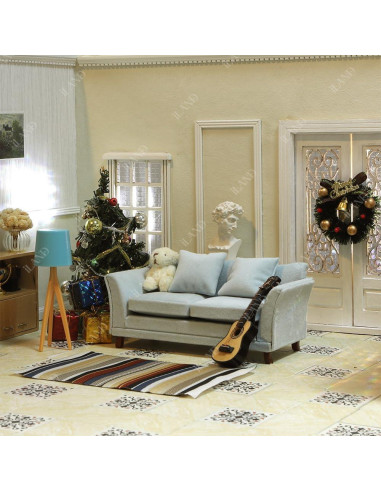 Decoraciones de Navidad Miniatura iLAND 6 cm con Luces LED