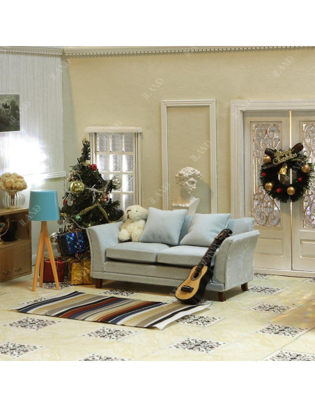 Decoraciones de Navidad Miniatura iLAND 6 cm con Luces LED