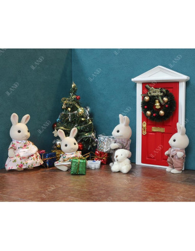 Decoraciones de Navidad Miniatura iLAND 6 cm con Luces LED