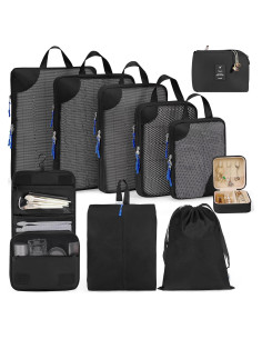 Cubos de Compresión TRMFUSA 10 Piezas para Empacar Maletas