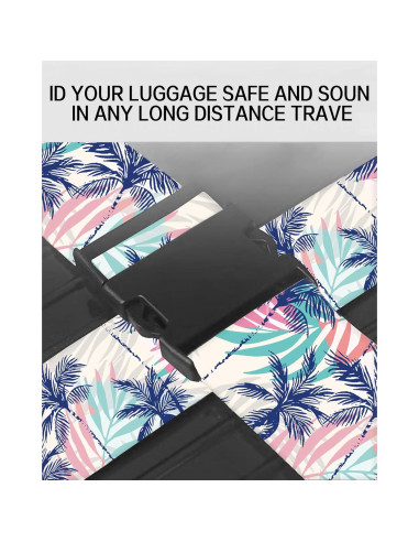 Correa de Equipaje Ajustable ASJHFDIR Hoja Boho Linda