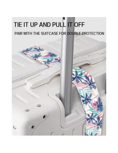 Correa de Equipaje Ajustable ASJHFDIR Hoja Boho Linda