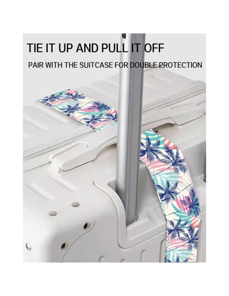 Correa de Equipaje Ajustable ASJHFDIR Hoja Boho Linda