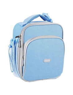 Caja de Almuerzo Amersun Azul Bebé con Aislamiento 7MM