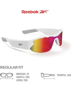Gafas de sol inteligentes Reebok Flash unisex Bluetooth HiFi UV 2