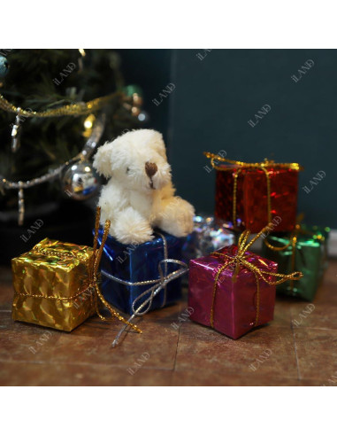 Decoraciones de Navidad Miniatura iLAND 6 cm con Luces LED