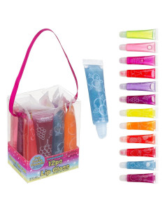 Set de 12 Brillos Labiales Frutales Expressions - No Tóxicos
