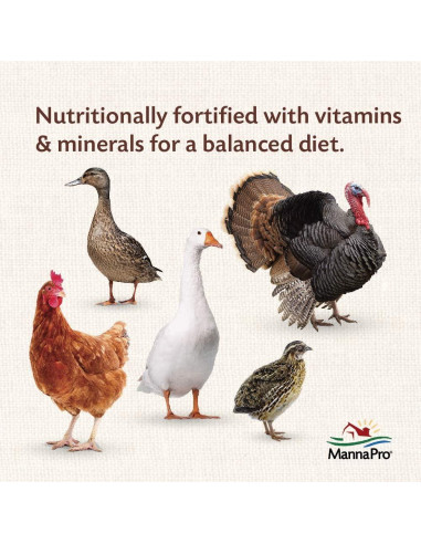 Alimento para Aves Manna Pro All Flock 3.63 kg - 16% Proteína