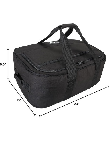 Enfriador AO Coolers Stow 'n Go 38 Latas Aislado Negro