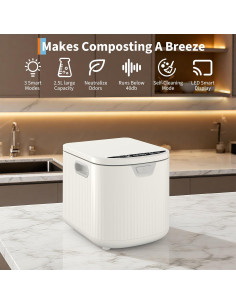 Compostador Eléctrico SLEKVERSA 2.5L Sin Olores Auto-Limpieza 2