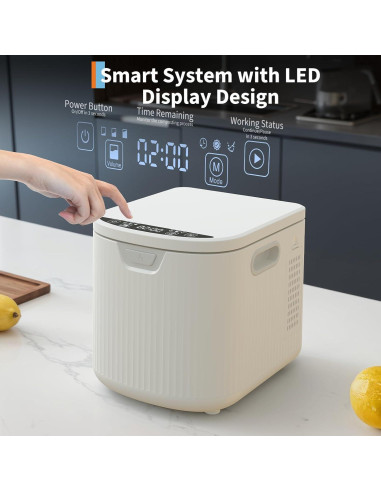 Compostador Eléctrico SLEKVERSA 2.5L Sin Olores Auto-Limpieza