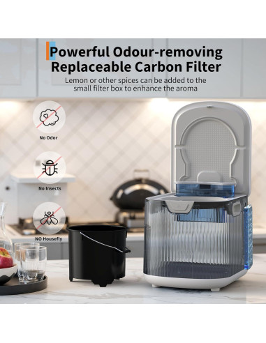 Compostador Eléctrico SLEKVERSA 2.5L Sin Olores Auto-Limpieza