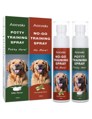 Spray de Entrenamiento para Perros Accyoiu 100ml 2-en-1 Seguro
