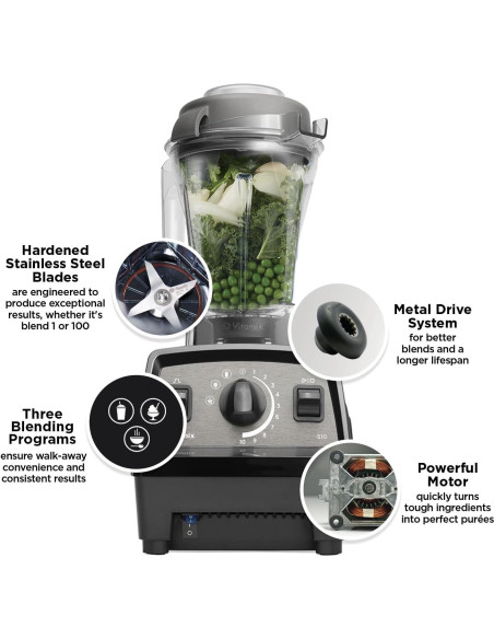 Licuadora Vitamix Propel 510 1.42L 3 Programas Negro