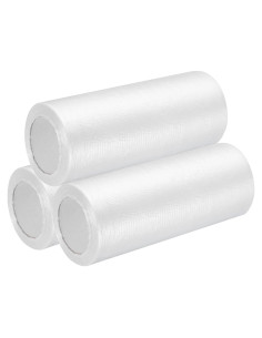3 Rollos de Tela Plástica PE 180cm x 15.85m Impermeable uxcell