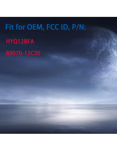 Cubierta de Llave de Silicona Toyota 3 Botones Azul 2013-2024