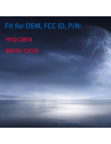 Cubierta de Llave de Silicona Toyota 3 Botones Azul 2013-2024