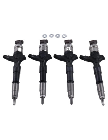 Inyectores de Combustible Diésel Czomoizc para Toyota Hilux 4 Pcs