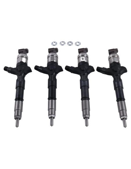 Inyectores de Combustible Diésel Czomoizc para Toyota Hilux 4 Pcs