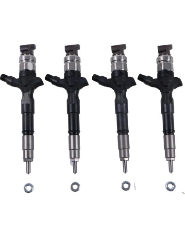 Inyectores de Combustible Diésel Czomoizc para Toyota Hilux 4 Pcs