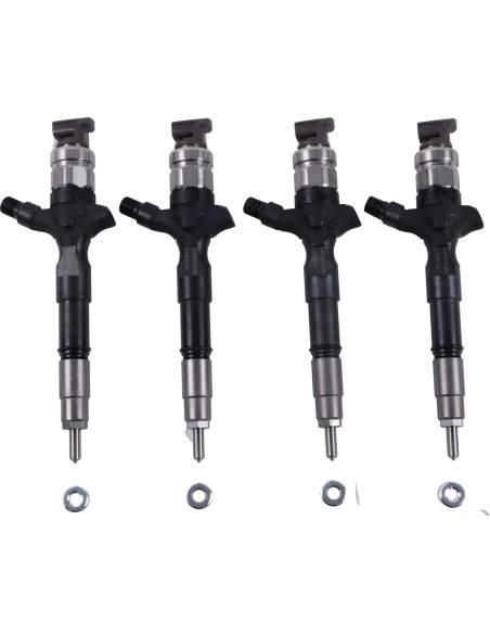 Inyectores de Combustible Diésel Czomoizc para Toyota Hilux 4 Pcs