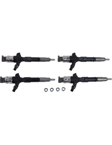 Inyectores de Combustible Diésel Czomoizc para Toyota Hilux 4 Pcs